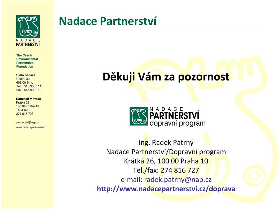Radek Patrný Nadace