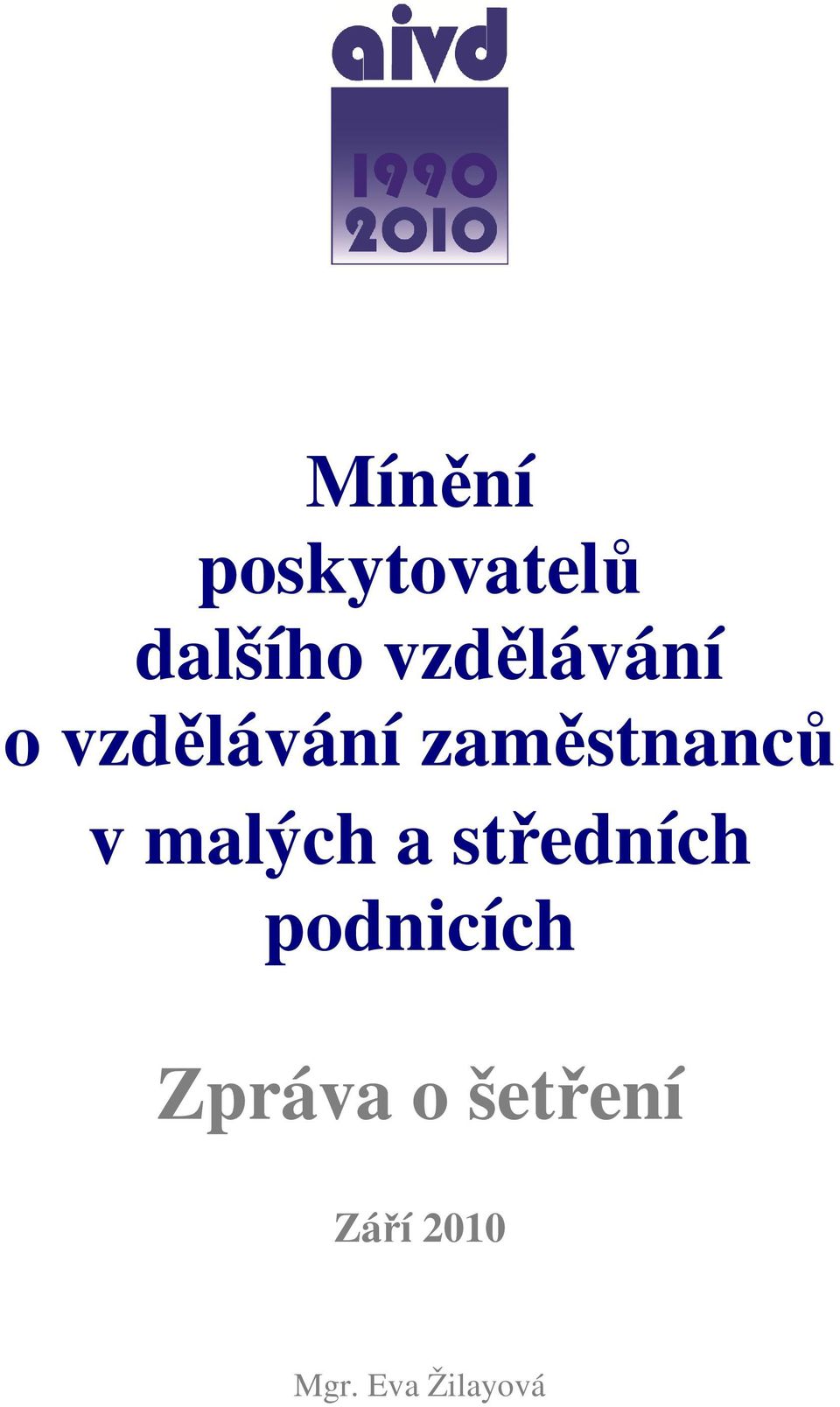 v malých a středních podnicích