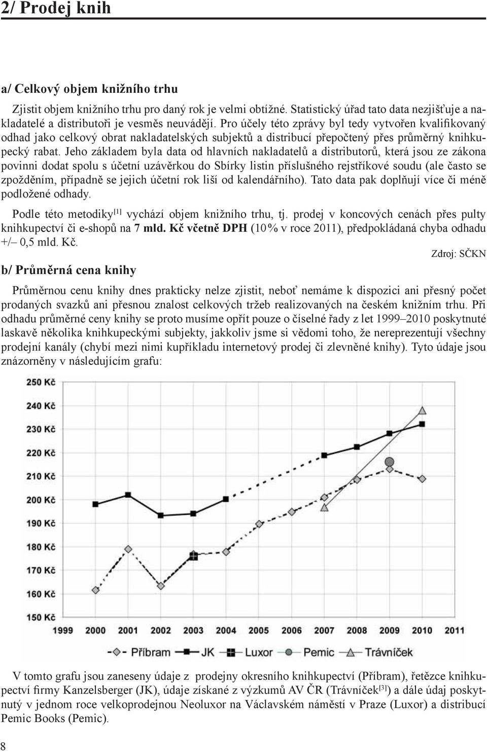 Jeho základem byla data od hlavních nakladatelů a distributorů, která jsou ze zákona povinni dodat spolu s účetní uzávěrkou do Sbírky listin příslušného rejstříkové soudu (ale často se zpožděním,