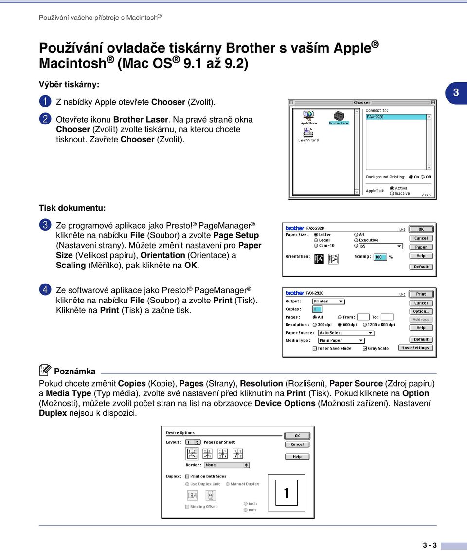 PageManager klikněte na nabídku File (Soubor) a zvolte Page Setup (Nastavení strany).