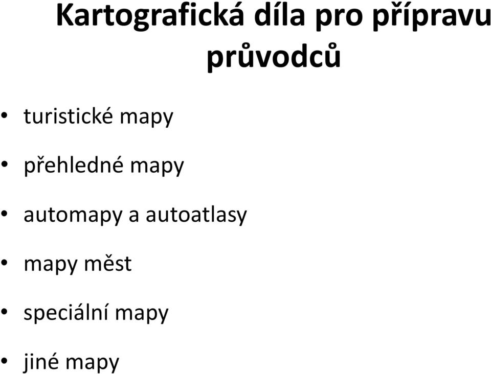 přehledné mapy automapy a