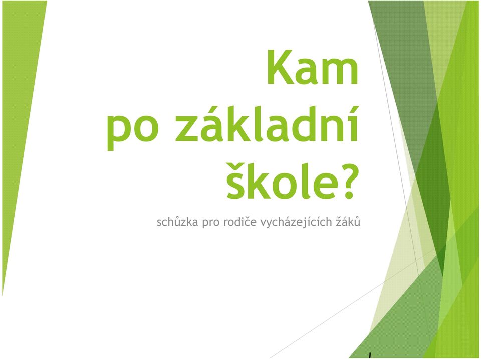 schůzka pro