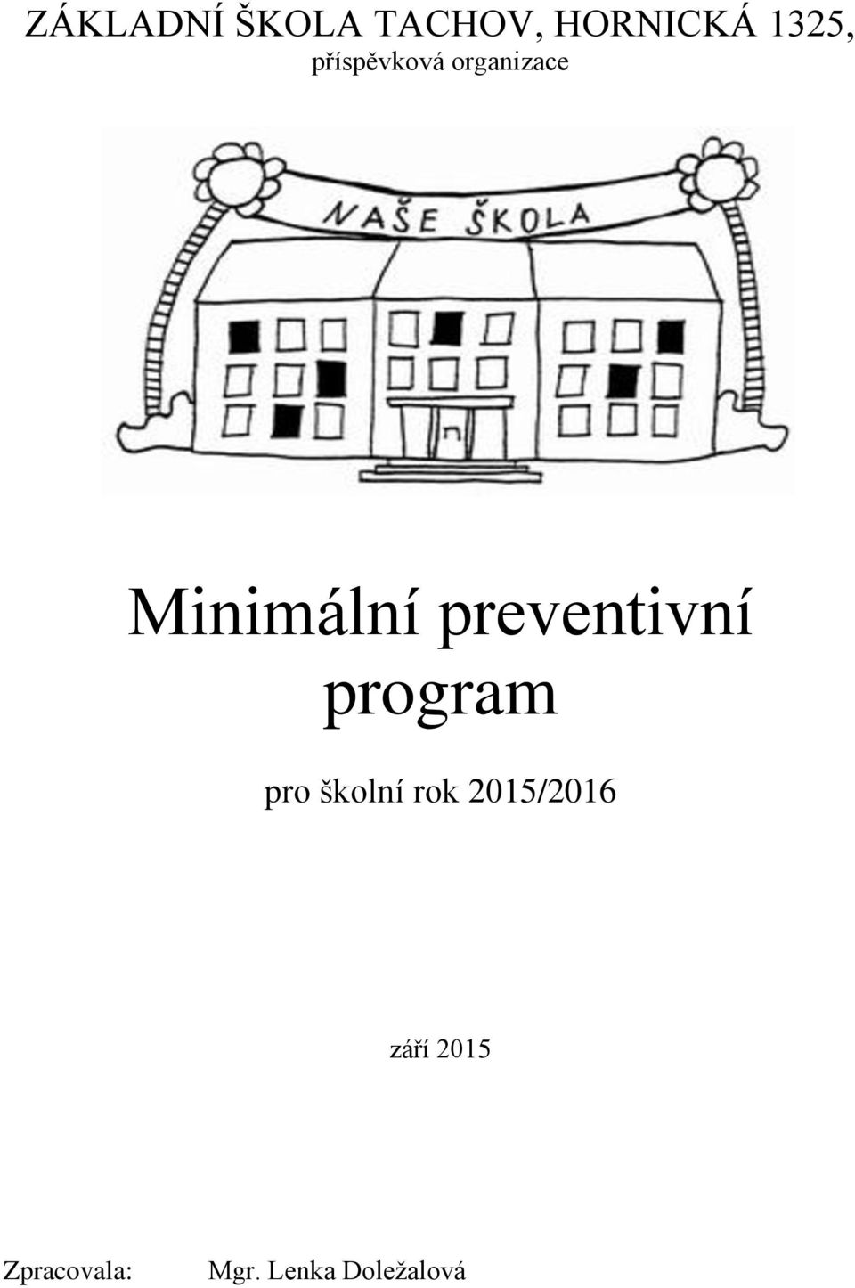 preventivní program pro školní rok