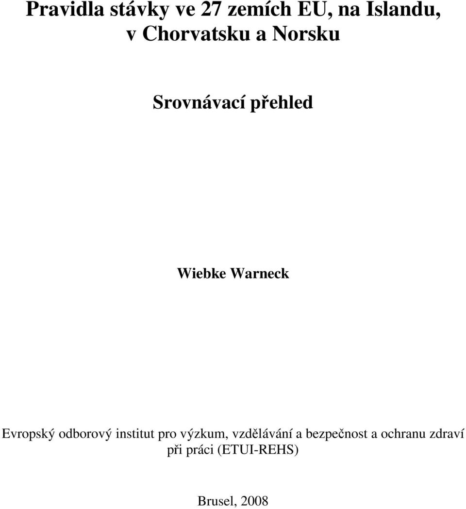 Evropský odborový institut pro výzkum, vzdělávání a