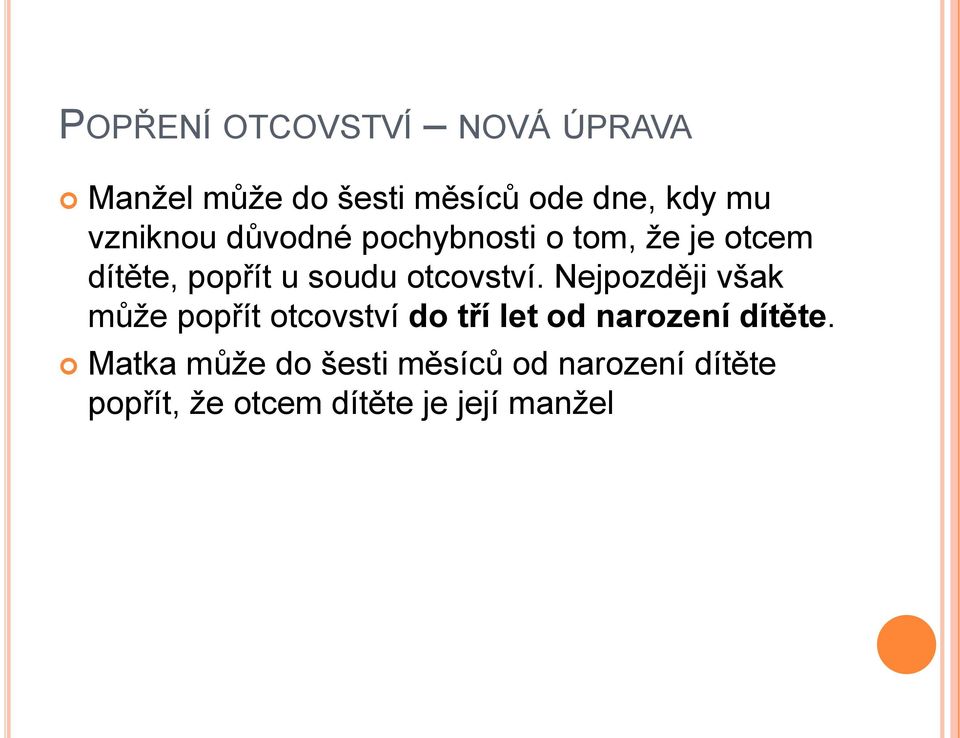 otcovství.