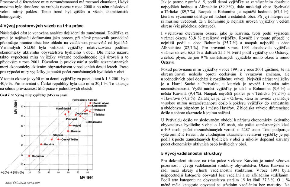 Dojížďka za prací je nejčastěji definována jako proces, při němž pracovník pravidelně překračuje hranice obce bez ohledu na vzdálenost pracoviště od bydliště.