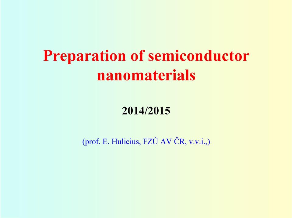 nanomaterials
