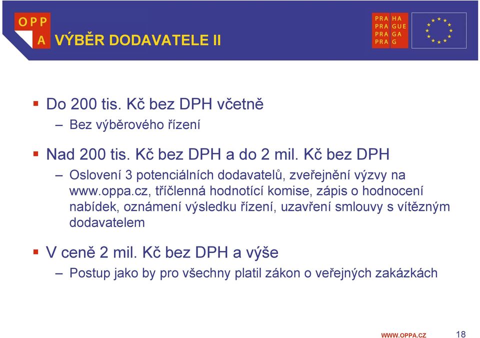 cz, tříčlenná hodnotící komise, zápis o hodnocení nabídek, oznámení výsledku řízení, uzavření smlouvy