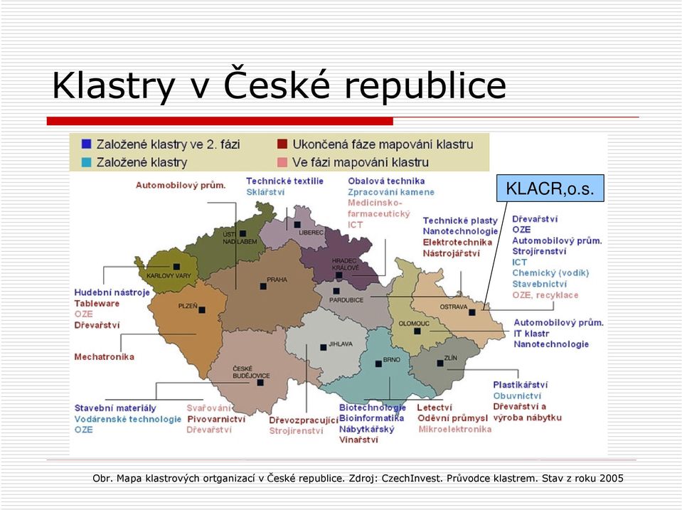 republice. Zdroj: CzechInvest.