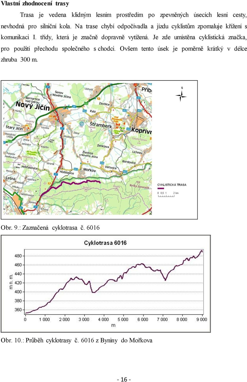 třídy, která je značně dopravně vytíţená. Je zde umístěna cyklistická značka, pro pouţití přechodu společného s chodci.