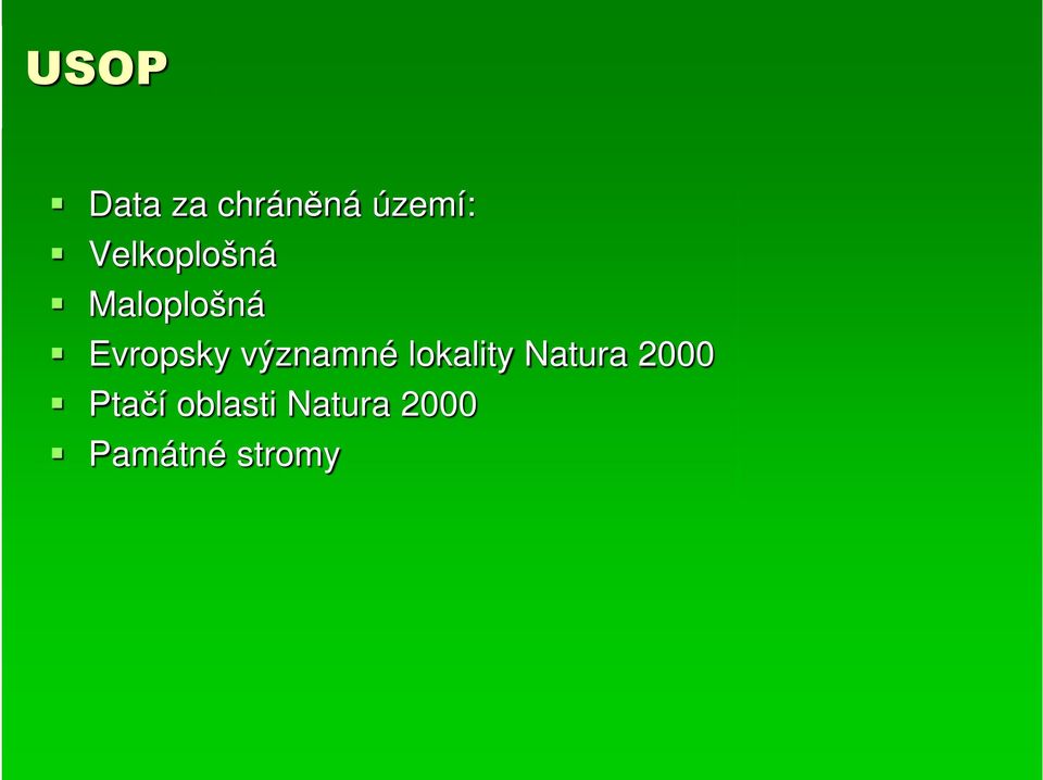 významné lokality Natura 2000