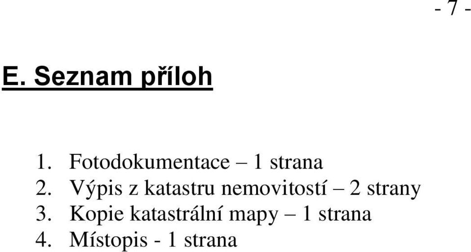 Výpis z katastru nemovitostí 2 strany