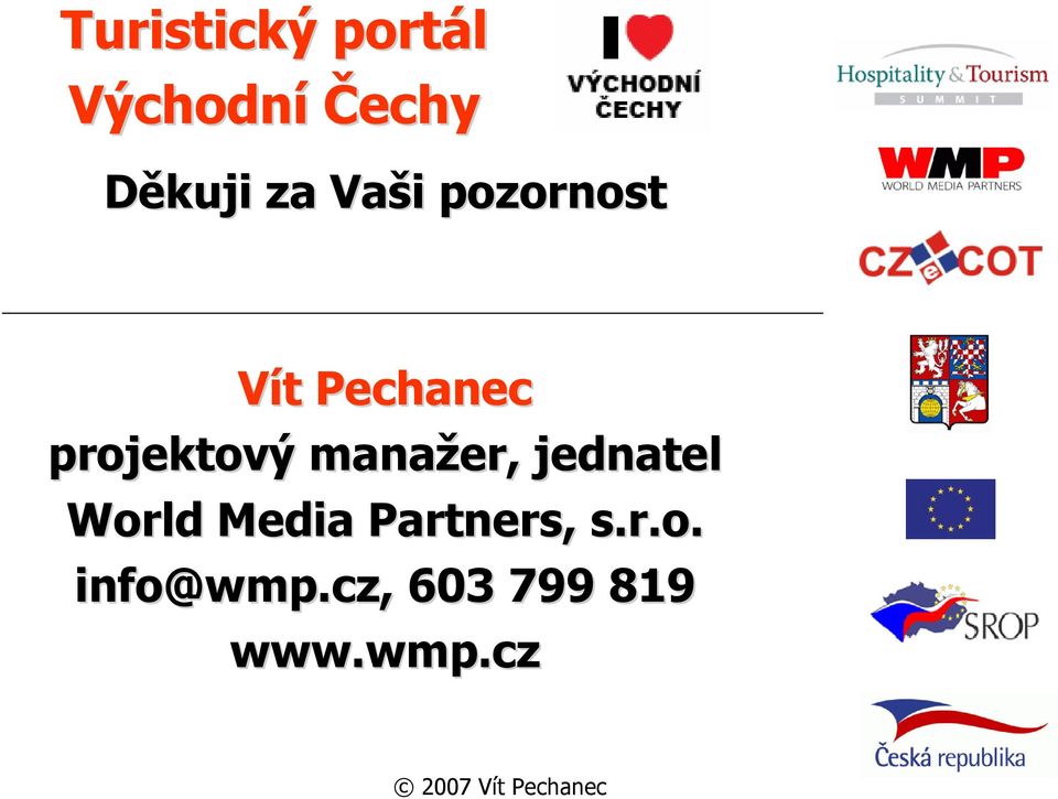 jednatel World Media Partners, s.r.o. info@wmp wmp.