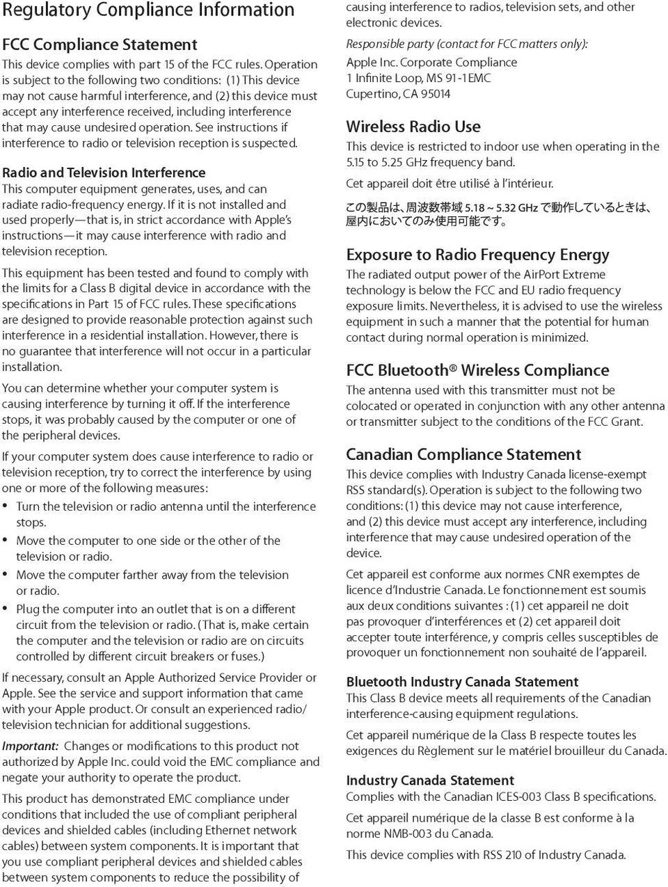 cause undesired operation. See instructions if interference to radio or television reception is suspected.