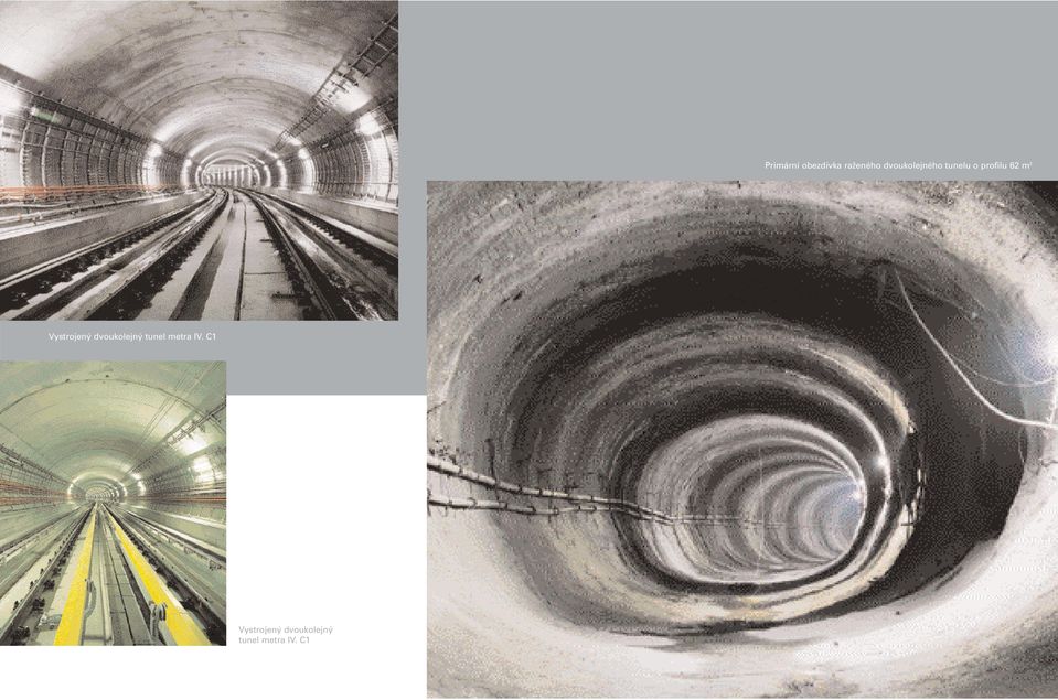 2 Vystrojen dvoukolejn tunel metra