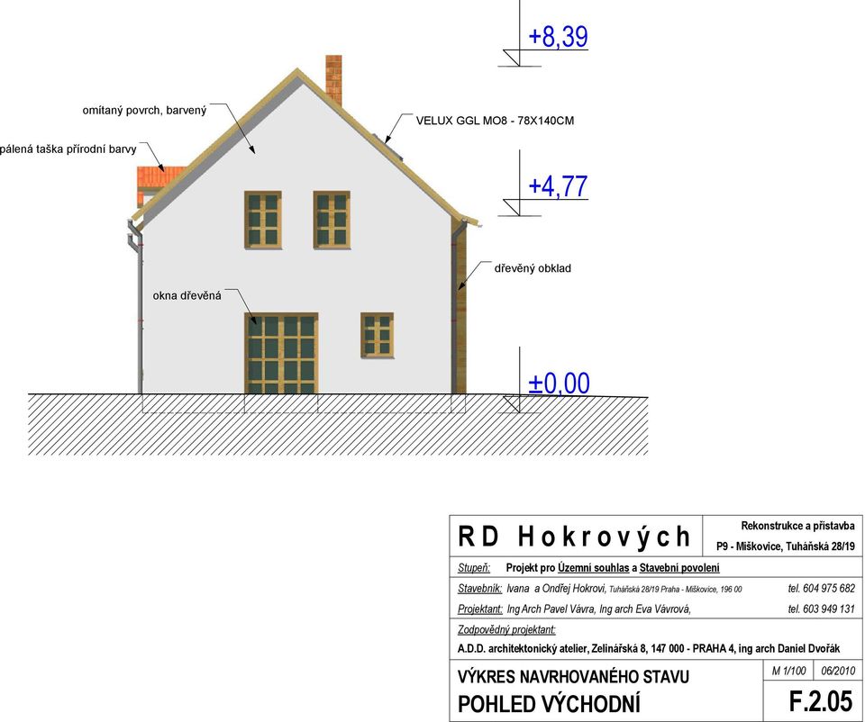 dřevěný obklad okna dřevěná VÝKRES