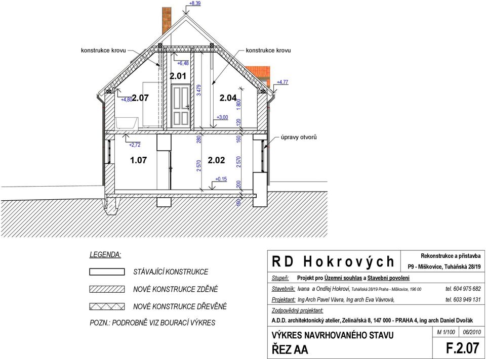 04 +3,00 +2,72 úpravy otvorů 1.07 2.