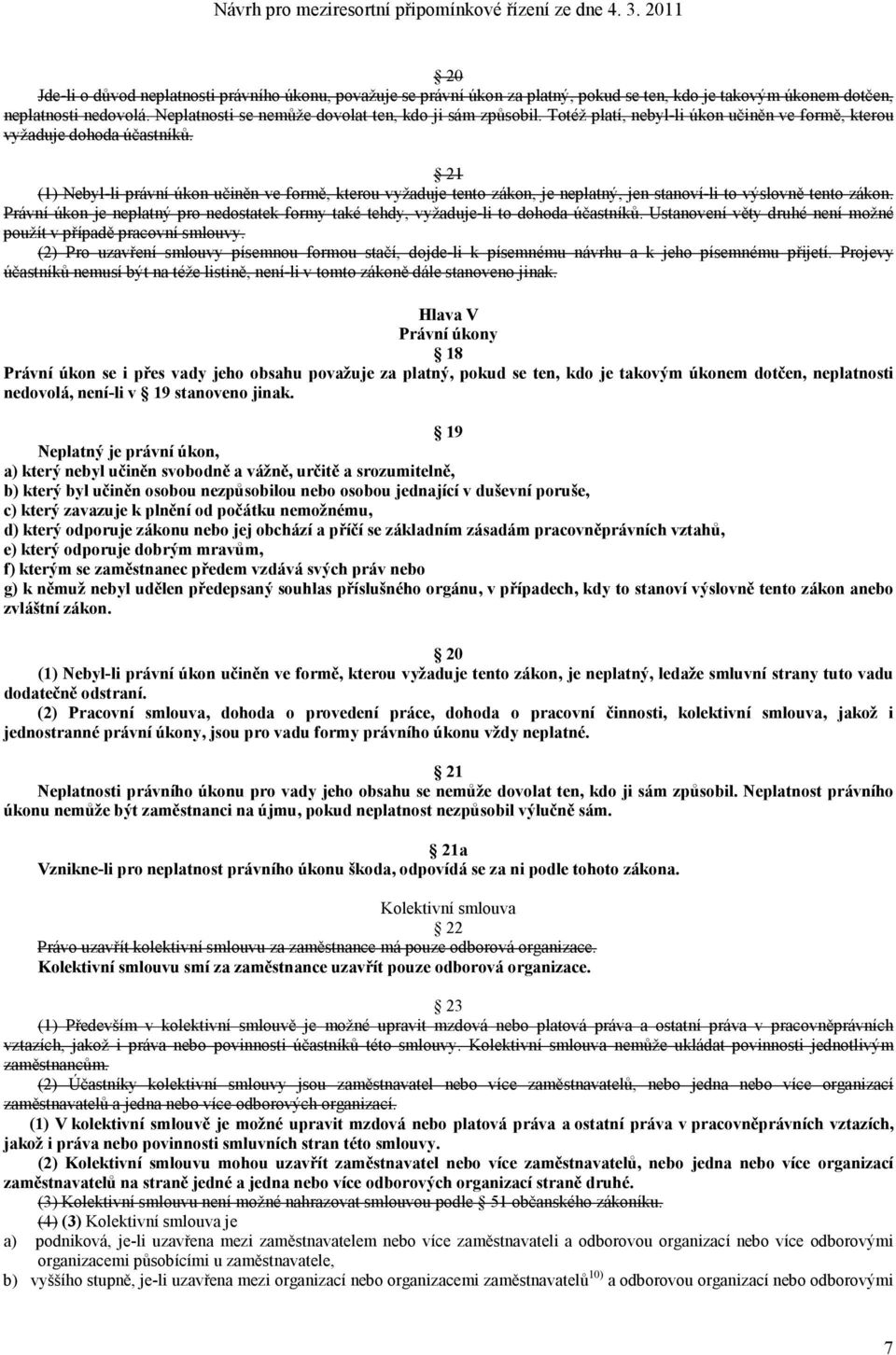 21 (1) Nebyl-li právní úkon učiněn ve formě, kterou vyžaduje tento zákon, je neplatný, jen stanoví-li to výslovně tento zákon.