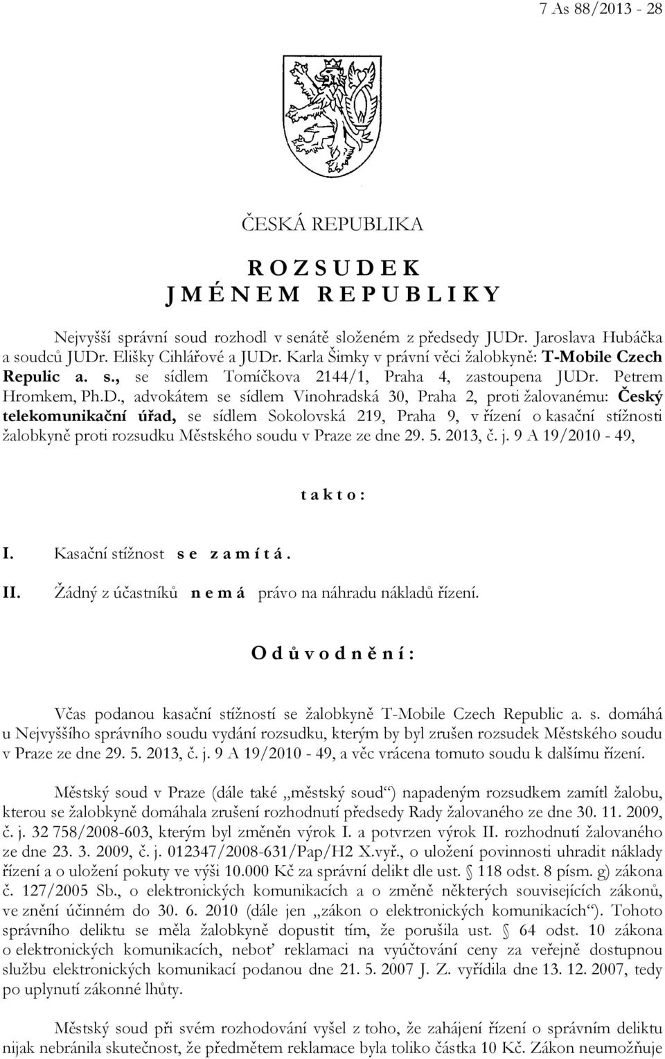 . Petrem Hromkem, Ph.D.