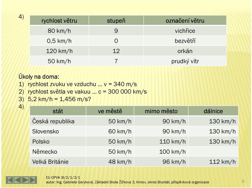 vakuu c = 300 000 km/s 3) 5,2 = 1,456 m/s?