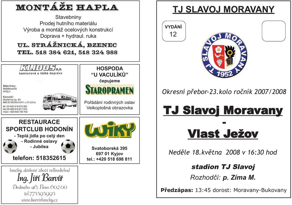 TJ Slavoj Moravany - Vlast Ježov - PDF Free Download