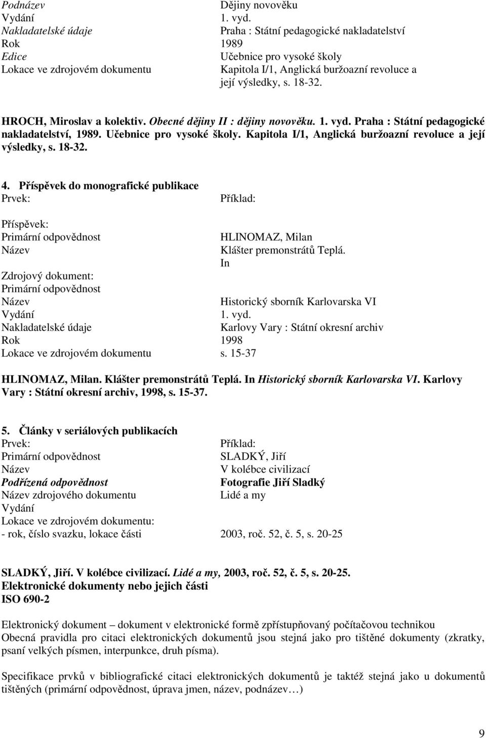 18-32. HROCH, Miroslav a kolektiv. Obecné dějiny II : dějiny novověku. 1. vyd. Praha : Státní pedagogické nakladatelství, 1989. Učebnice pro vysoké školy.