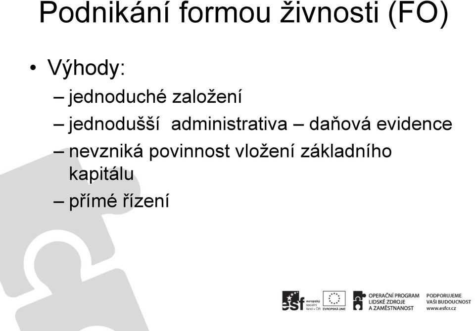 administrativa daňová evidence nevzniká