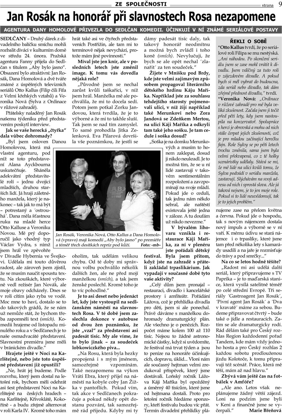 seznamka agentura cyrano 2013 obsazení