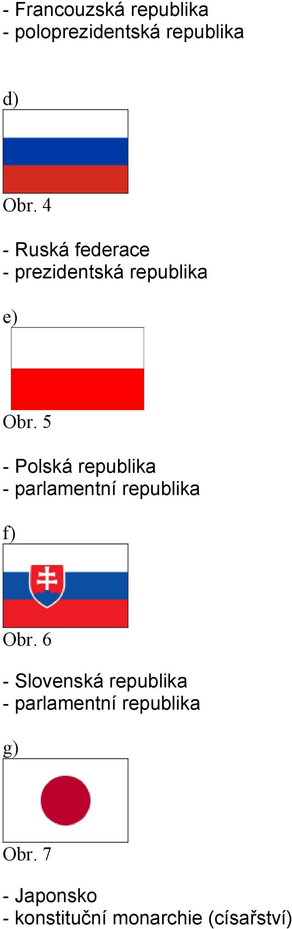 5 - Polská republika - parlamentní republika f) Obr.