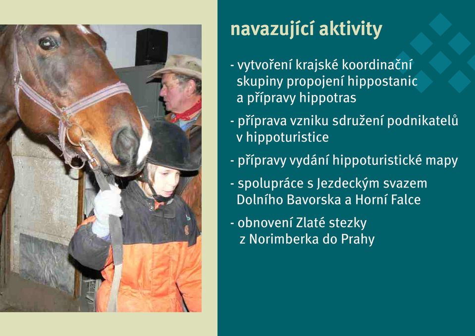 hippoturistice - pøípravy vydání hippoturistické mapy - spolupráce s