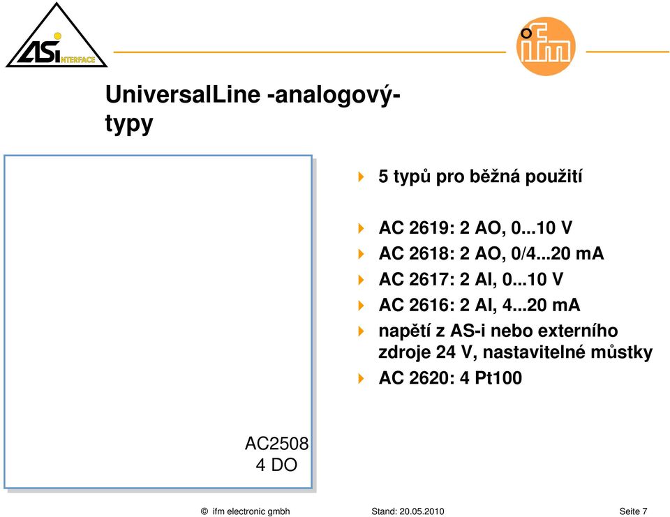 ..10 V AC 2616: 2 AI, 4.