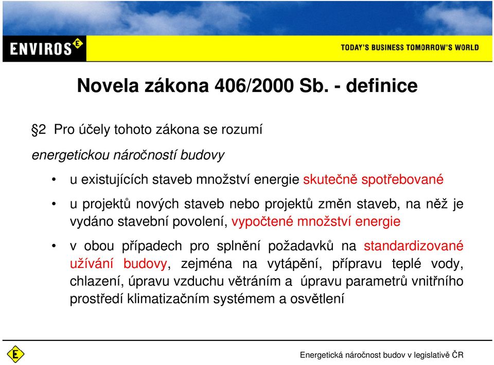 spotřebované u projektů nových staveb nebo projektů změn staveb, na něž je vydáno stavební povolení, vypočtené množství