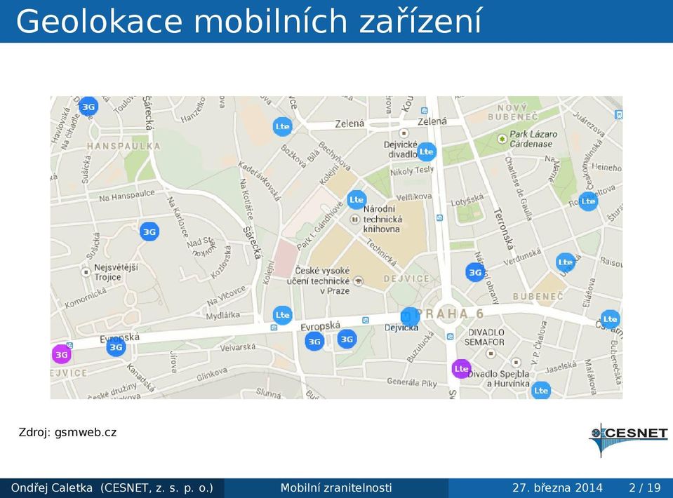 (CESNET, z s p o) Mobilní
