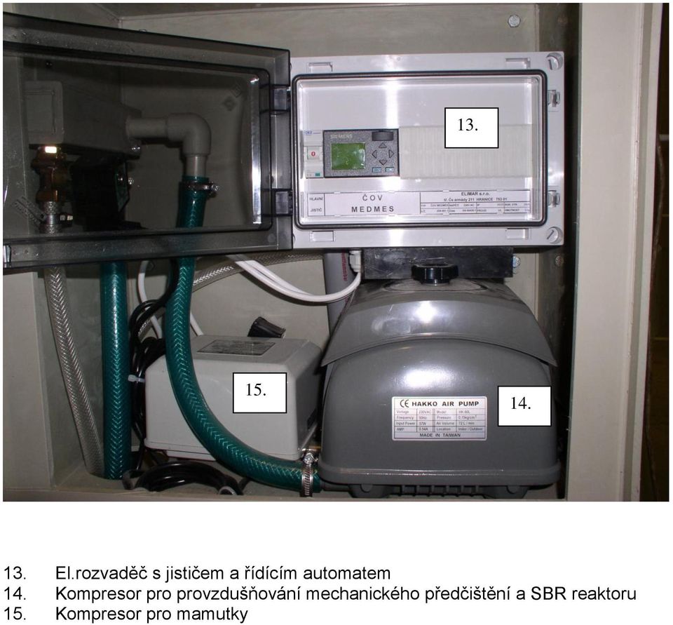 14. Kompresor pro provzdušňování