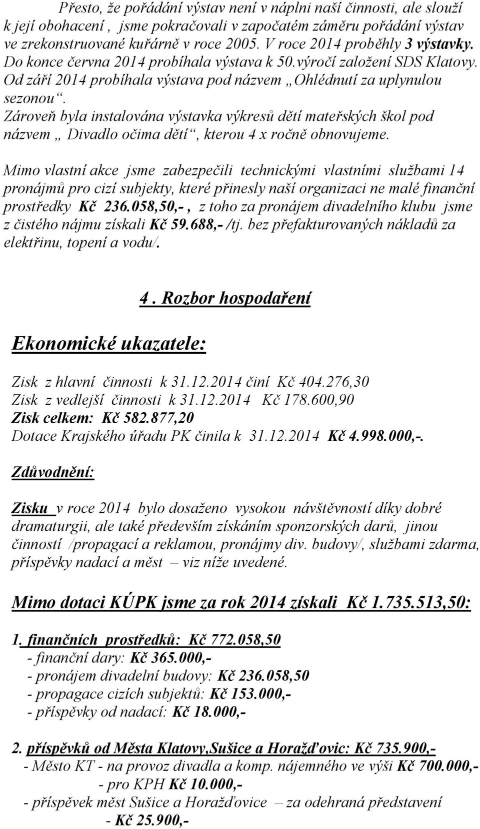 Zároveň byla instalována výstavka výkresů dětí mateřských škol pod názvem Divadlo očima dětí, kterou 4 x ročně obnovujeme.