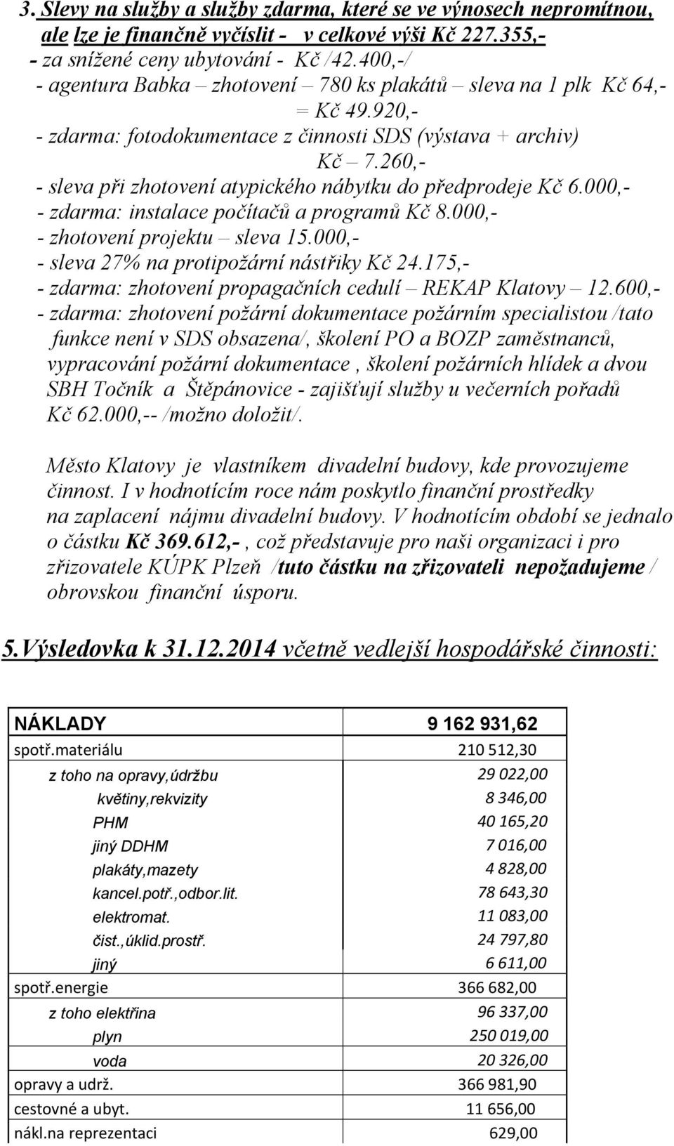 260,- - sleva při zhotovení atypického nábytku do předprodeje Kč 6.000,- - zdarma: instalace počítačů a programů Kč 8.000,- - zhotovení projektu sleva 15.