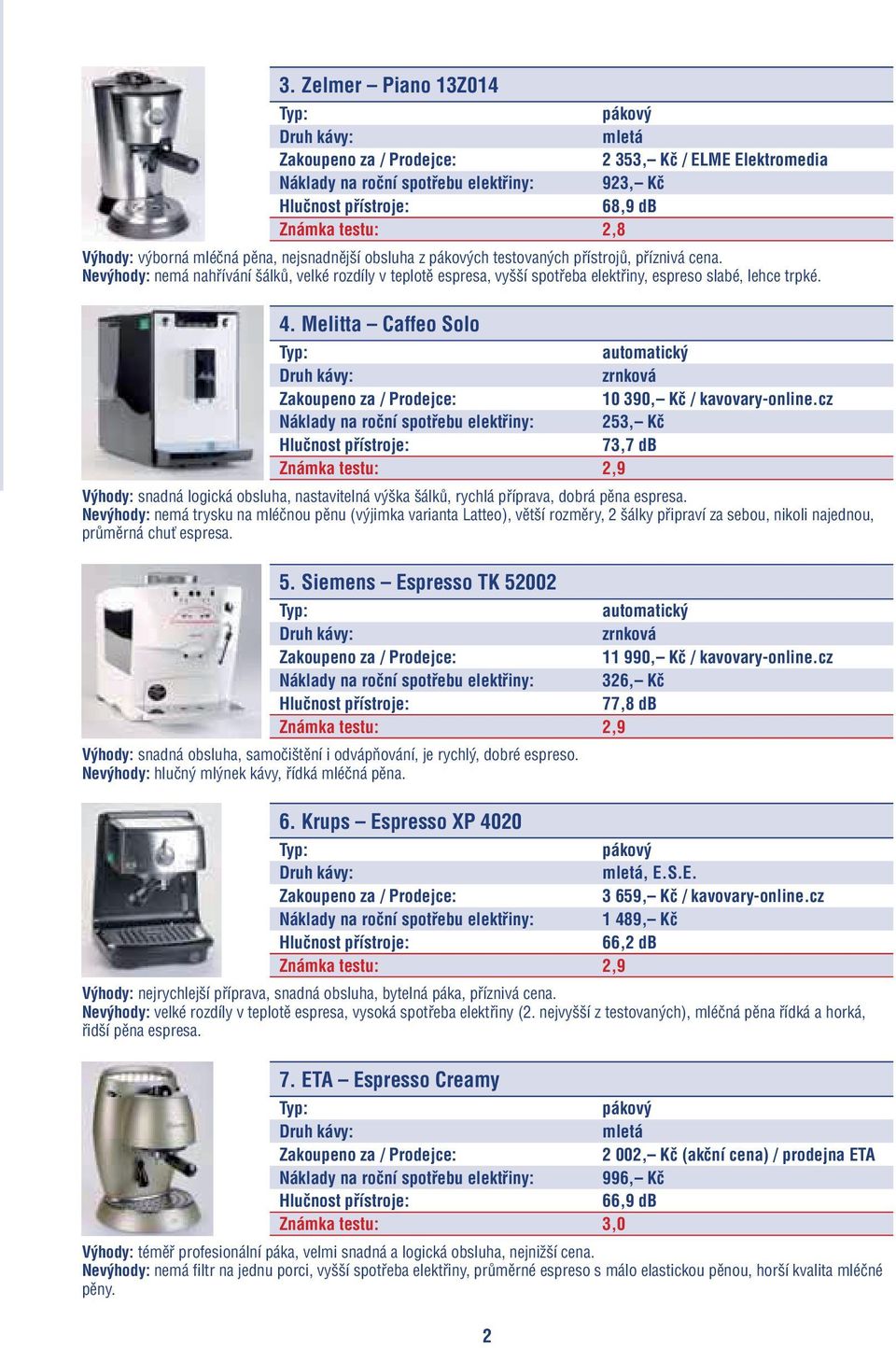 Melitta Caffeo Solo zrnková 10 390, Kč / kavovary-online.