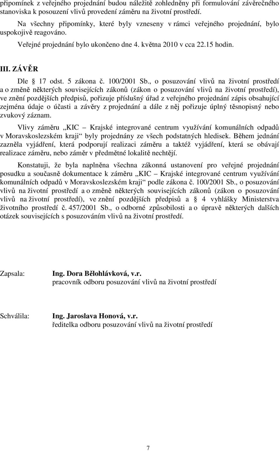 5 zákona č. 100/2001 Sb.