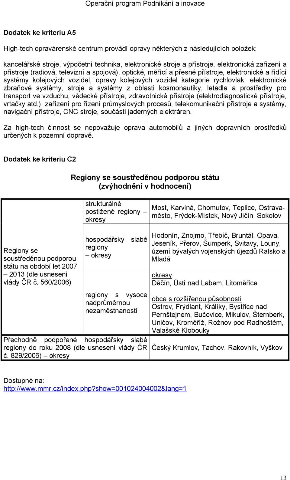 systémy, stroje a systémy z oblasti kosmonautiky, letadla a prostředky pro transport ve vzduchu, vědecké přístroje, zdravotnické přístroje (elektrodiagnostické přístroje, vrtačky atd.