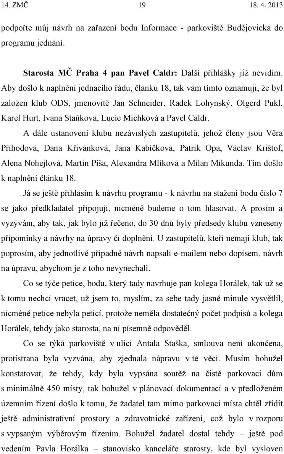 Pavel Caldr.