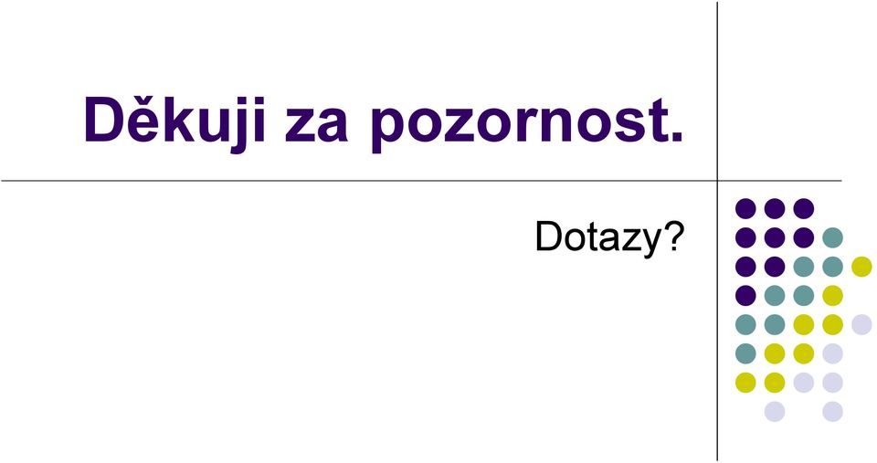 Dotazy?