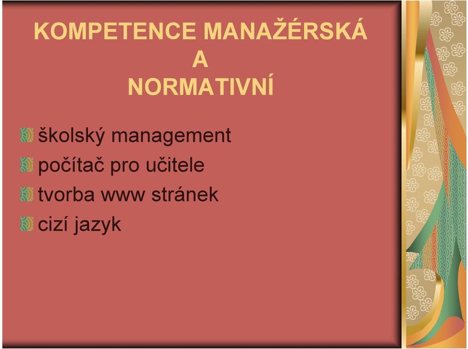 management počítač pro