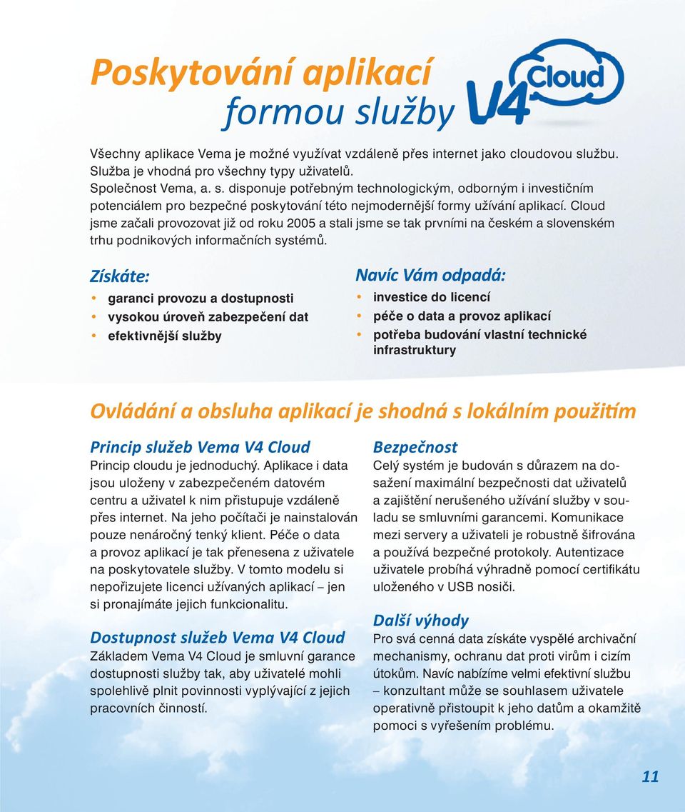 Získáte: grci prvzu dstupsti vysku úrveň zbezpečeí dt efektivější služby Nvíc Vám dpdá: ivestice d licecí péče dt prvz plikcí ptřeb budváí vlstí techické ifrstruktury Ovládáí bsluh plikcí je shdá s