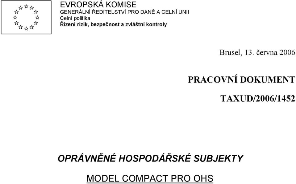 kontroly Brusel, 13.