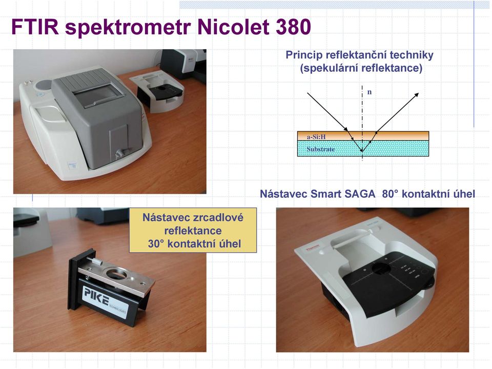 n a-si:h Substrate Nástavec zrcadlové