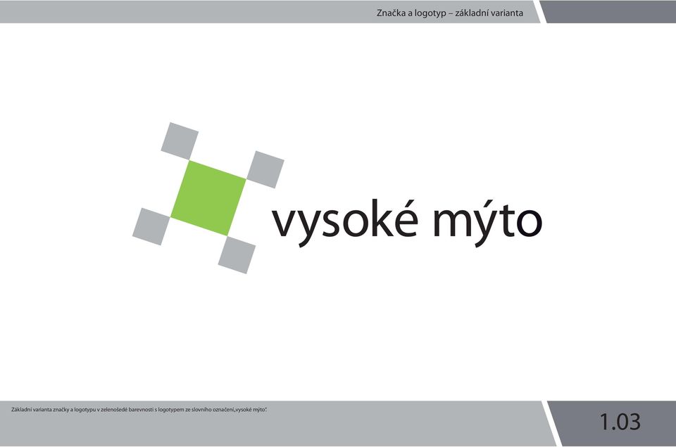 v zelenošedé barevnosti s logotypem
