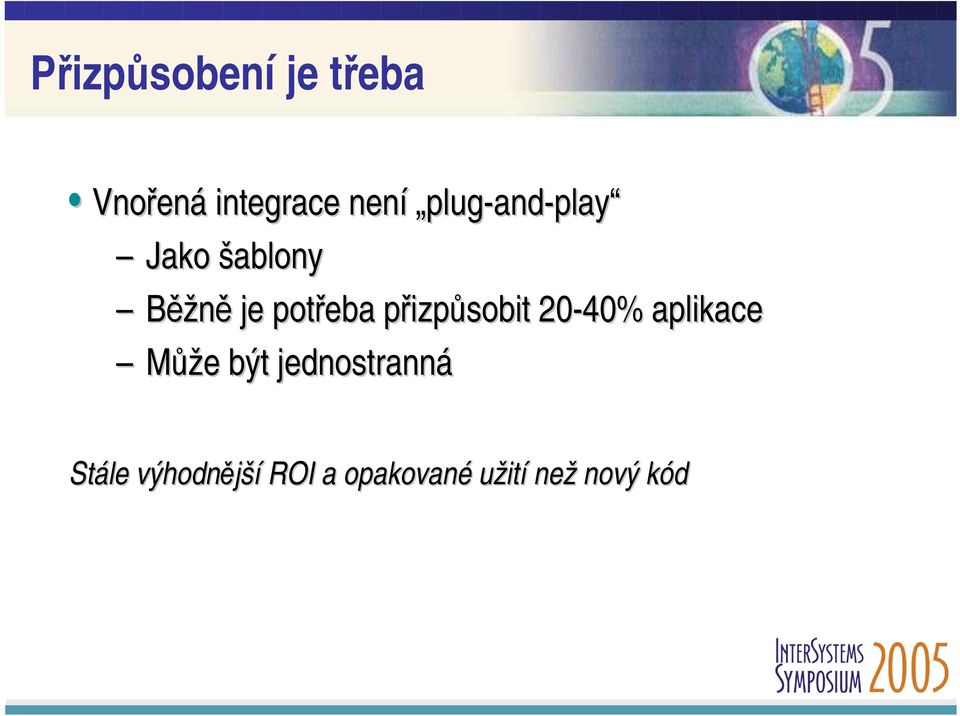 přizpůsobit 20-40% aplikace Může být