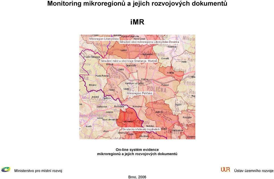 mikroregionů a jejich rozvojových dokumentů