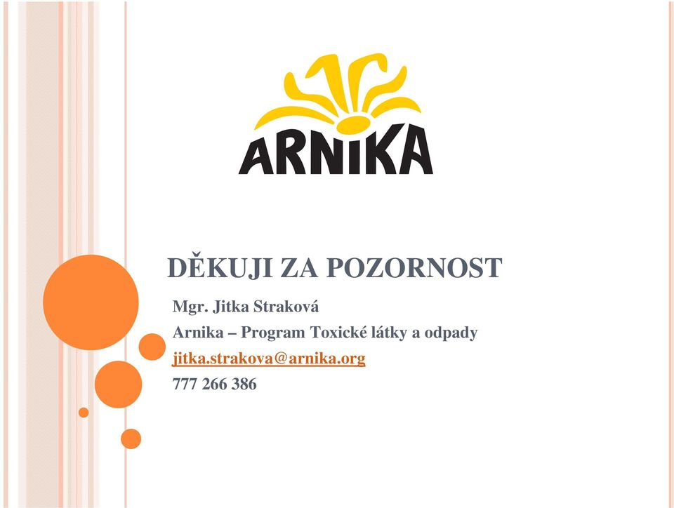Program Toxické látky a