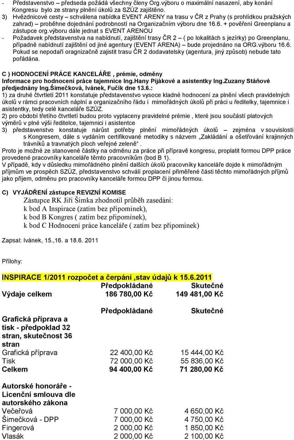 6. + pověření Greenplanu a zástupce org.